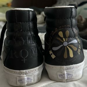 SK8 HI devine energy Vans. Size 8 Women’s & 6.5 Men